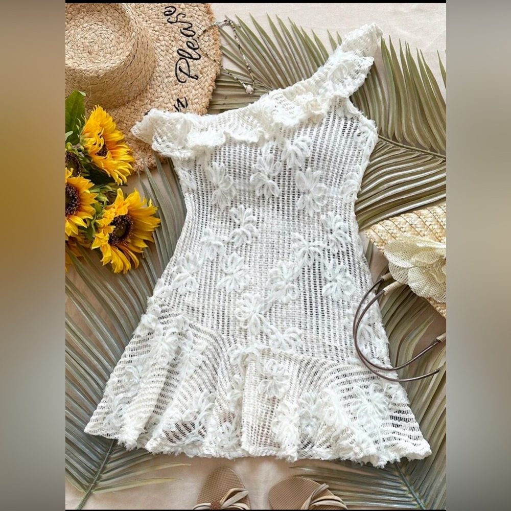 SHEIN One Shoulder Beach Cover Up